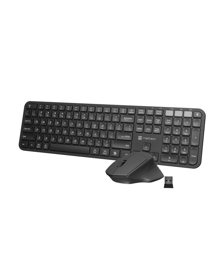 Natec Keyboard & Mouse Wireless Combo BT & 2.4GHz OCTOPUS 2
