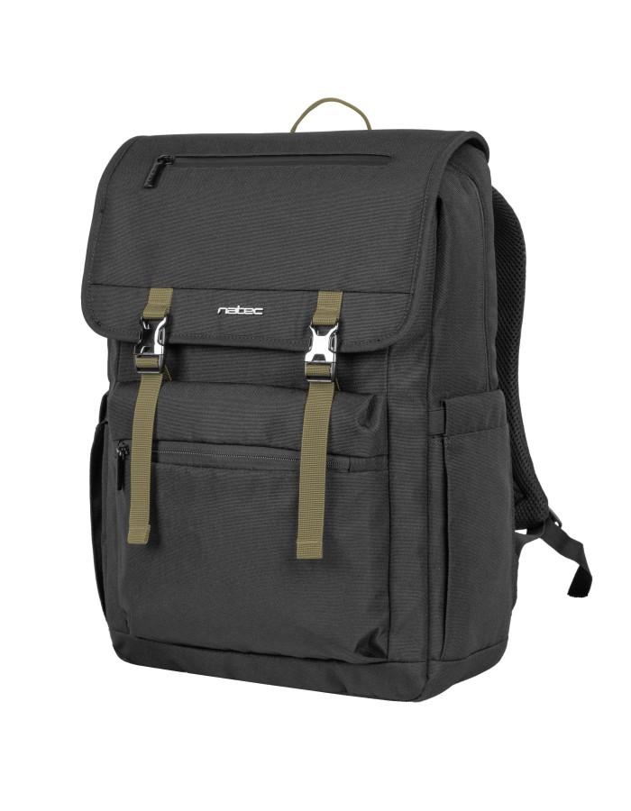 Natec Laptop Backpack 15.6'' 18L Black Green NIALA Natec Laptop Backpack 15.6'' 18L Black Green NIALA