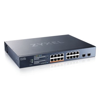 Zyxel Switch PoE Multi-Gig 2.5G Cloud Managed 8PoE + 8RJ45 + 2SFP+ 180W XMG1915-18EP Zyxel Switch PoE Multi-Gig 2.5G Cloud Managed 8PoE + 8RJ45 + 2SFP+ 180W XMG1915-18EP