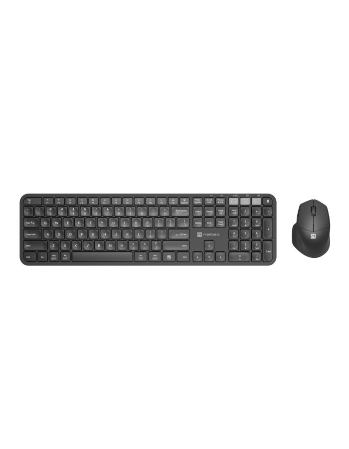 Natec Keyboard & Mouse Wireless Combo BT & 2.4GHz OCTOPUS 2