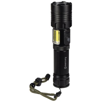 Mercury Rechargeable LED Torch Lamp with Window Breaker, SOS & Powerbank 410.306UK