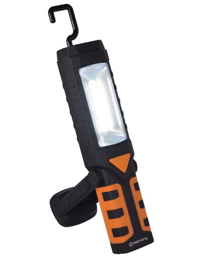 Mercury 3in1 Handheld Rechargeable Worklight, Powerbank Function, with Hook and Magnet 410.318UK
