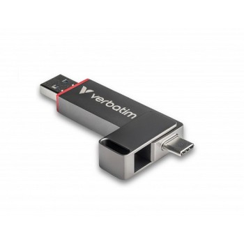 Verbatim USB Drive 3.2 Dual QuickStick USB-C/USB-A 256GB