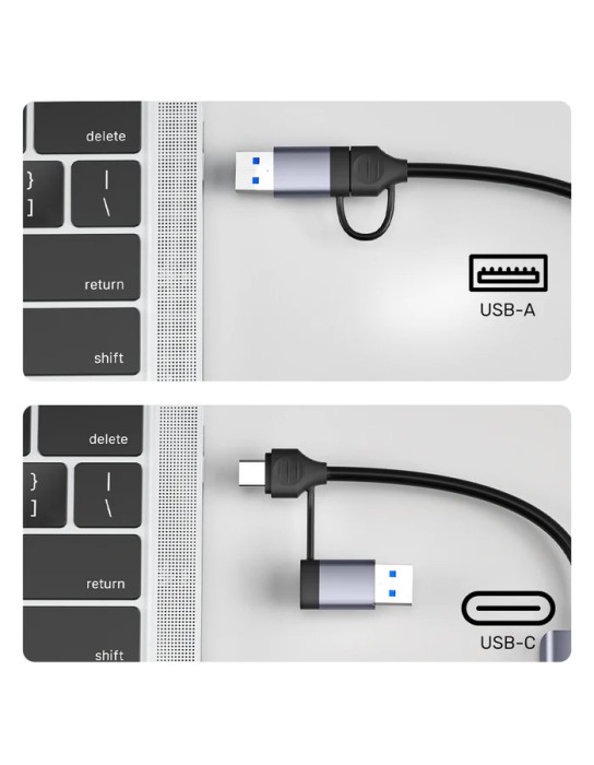 Unitek USB-C Hub 3xUSBA SD/Micro SD Card Reader H1320A
