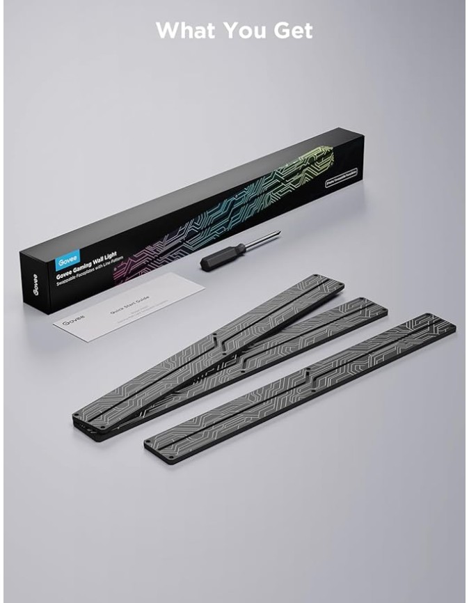 Govee Gaming Wall H6063 Swappable Faceplates H1063011 Govee Gaming Wall H6063 Swappable Faceplates H1063011