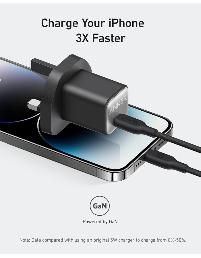 Anker Mobile Charger Wall 30W USB-C Nano 3 (511) Black