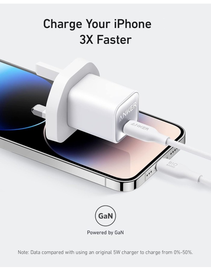 Anker Mobile Charger Wall 30W USB-C Nano 3 (511) White