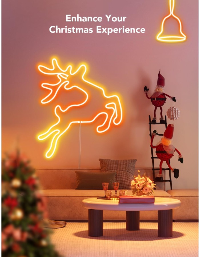 Govee Gaming Wall Neon Rope Light 2 3m (Matter) H61D3 Govee Gaming Wall Neon Rope Light 2 3m (Matter) H61D3