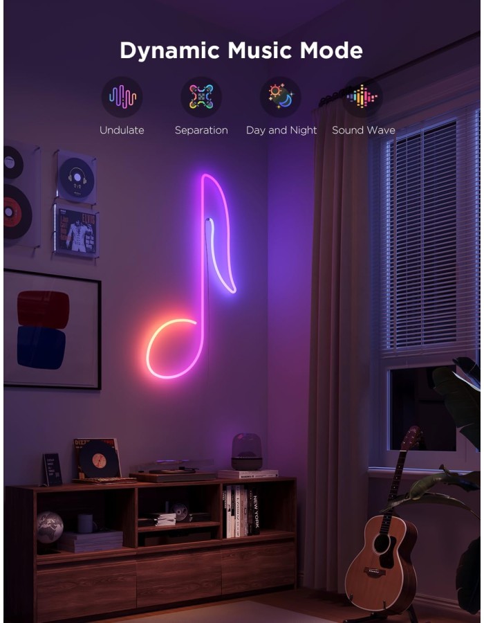 Govee Gaming Wall Neon Rope Light 2 3m (Matter) H61D3 Govee Gaming Wall Neon Rope Light 2 3m (Matter) H61D3