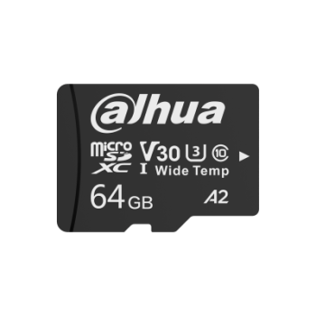 Dahua MicroSD 64GB MicroSD Wide-Temperature Video Surveillance Card TF-W100-64GB