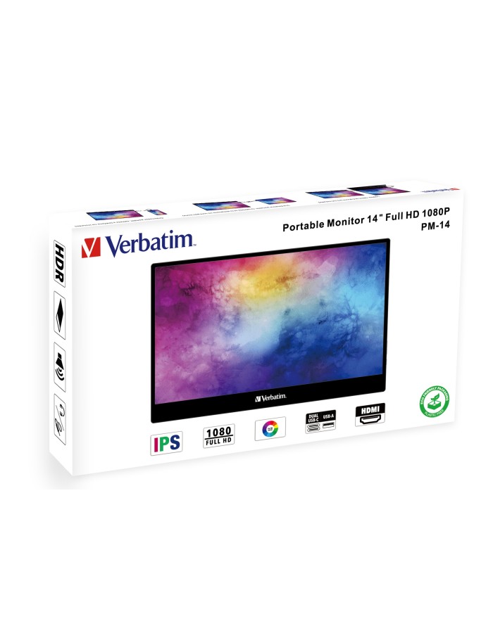 Verbatim Monitor Portable 14'' Full-HD USB-C PM-14