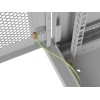 Lanberg Wall Rack 19'' with Perforated Door 4U 45cm Grey FLAT PACKED