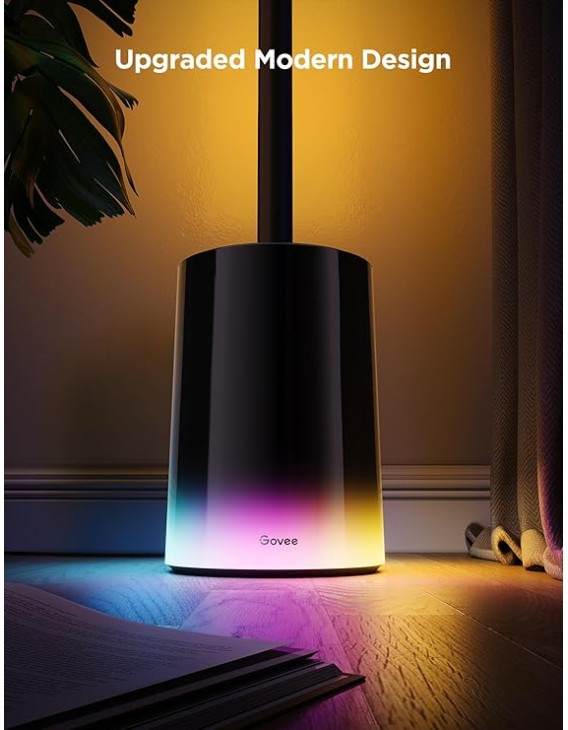 Govee Lamp Floor Smart RGBICWW Supports Matter (Floor Lamp 2 Black) H607C Govee Lamp Floor Smart RGBICWW Supports Matter (Floor Lamp 2 Black) H607C