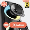 Majority PS200 Oakcastle Portable Karaoke Speaker 80W/BT/USB