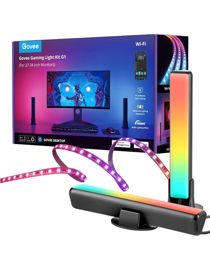 Govee H6608 Monitor Back Light Strip & 2x Light Bars Gaming Set