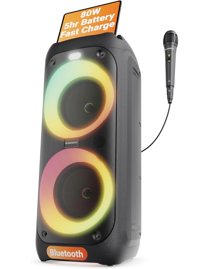 Majority PS200 Oakcastle Portable Karaoke Speaker 80W/BT/USB