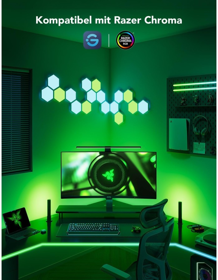 Govee H6608 Monitor Back Light Strip & 2x Light Bars Gaming Set
