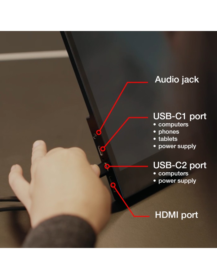 Verbatim Monitor Portable 14'' Full-HD USB-C PM-14