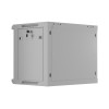 Lanberg Wall Rack 19'' with Perforated Door 9U 45cm Grey FLAT PACKED