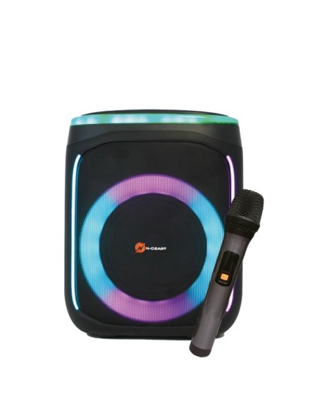 N-Gear FLASHBANGER 606 Karaoke Speaker BT/USB with 1x Wireless Microphone