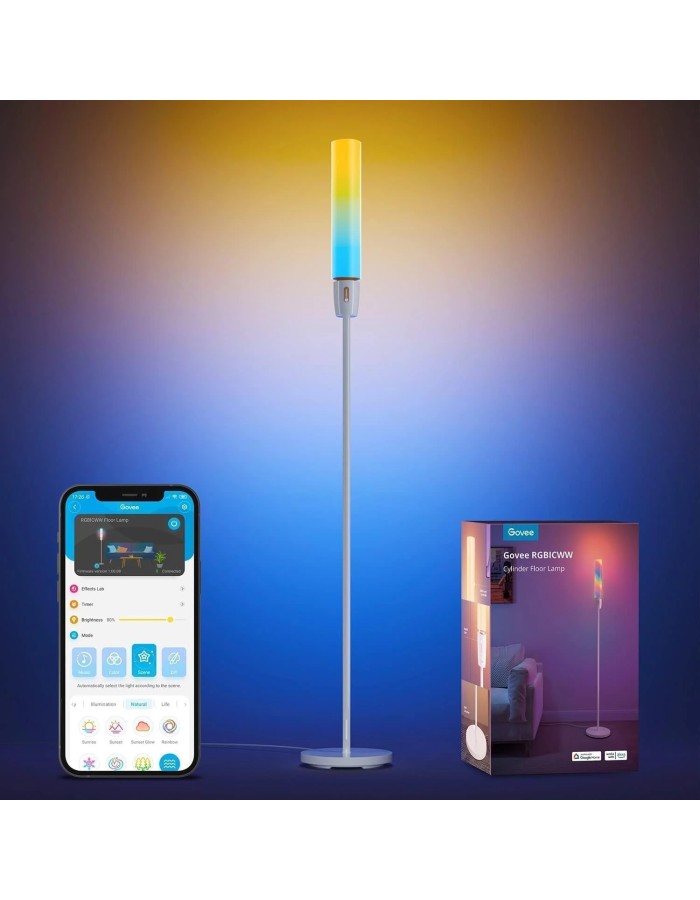 Govee Lamp Floor Smart RGBICWW (Cylinder Floor Lamp) H6078