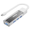 Unitek USB-C/USB-A Hub 4xUSB-A Ports Bi-Directional Detachable USB Cable H1319A