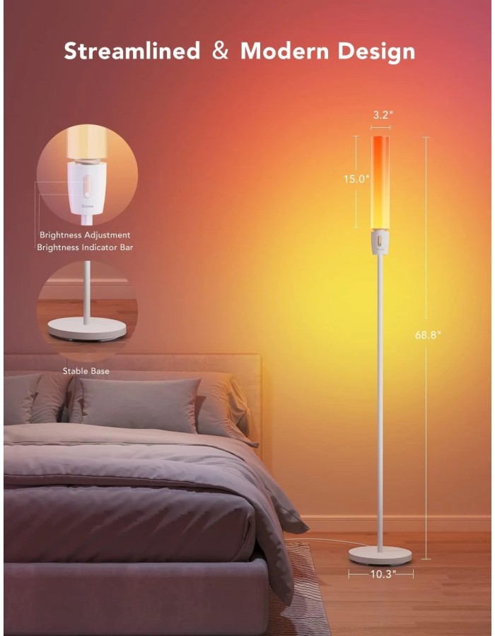 Govee Lamp Floor Smart RGBICWW (Cylinder Floor Lamp) H6078