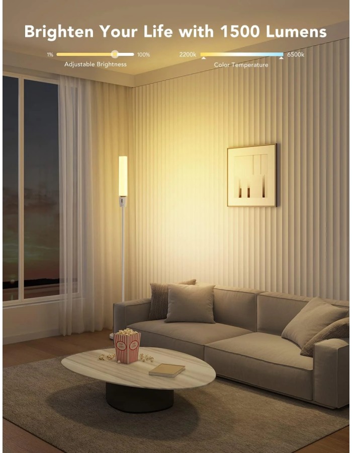 Govee Lamp Floor Smart RGBICWW (Cylinder Floor Lamp) H6078