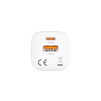 Unitek 33W Wall Charger USB-C PD & QC 3.0 UK P1125AWH White Unitek 33W Wall Charger USB-C PD & QC 3.0 UK P1125AWH White