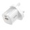 Unitek 33W Wall Charger USB-C PD & QC 3.0 UK P1125AWH White