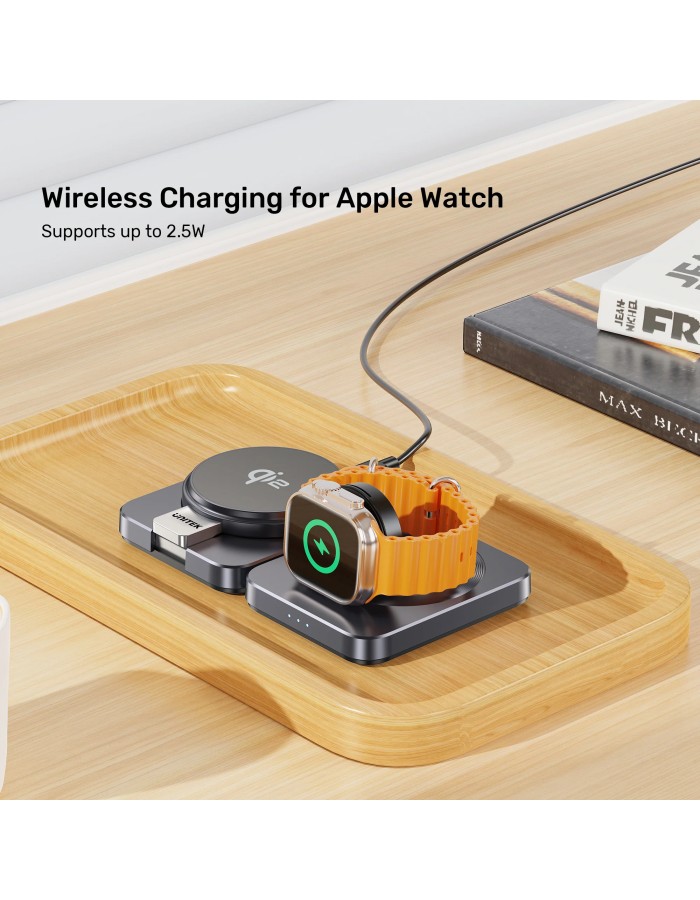 Unitek Charge Wireless Qi2 15W Foldable 3-in-1 Charging Station P1300A Unitek Charge Wireless Qi2 15W Foldable 3-in-1 Charging Station P1300A