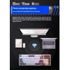 Thunderobot K98 GASKET Mechanical Keyboard Trimode 2.4GHz-BT-USBC 99 Red Switch Keys