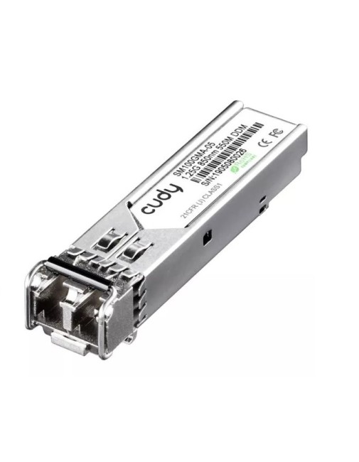 Cudy Fiber SFP Module 1.25Gb/s MM 500m Dual-LC SM100GMA-05 Cudy Fiber SFP Module 1.25Gb/s MM 500m Dual-LC SM100GMA-05