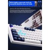 Thunderobot K98 GASKET Mechanical Keyboard Trimode 2.4GHz-BT-USBC 99 Red Switch Keys
