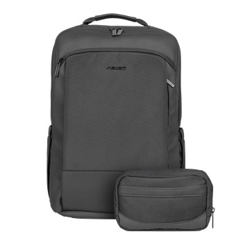 Natec Laptop Backpack 15.6'' 19L Black + Organiser KUDU PLUS