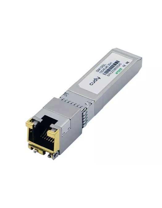 Cudy Fiber SFP Module SFP Slot to 10GbE RJ45 SM10GL Cudy Fiber SFP Module SFP Slot to 10GbE RJ45 SM10GL