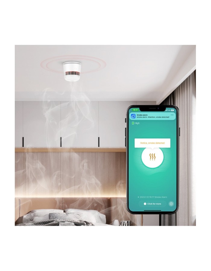 WOOX Zigbee Smart Smoke Alarm R7305