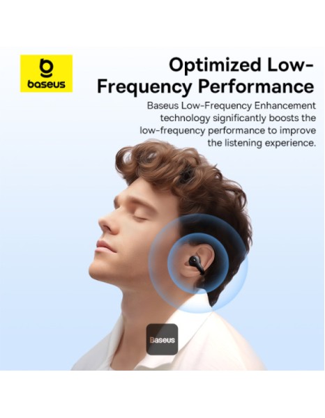 Baseus Headphones Open Ear AirGo 1 Ring Black Baseus Headphones Open Ear AirGo 1 Ring Black