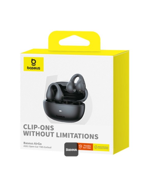 Baseus Headphones Open Ear AirGo 1 Ring Black Baseus Headphones Open Ear AirGo 1 Ring Black