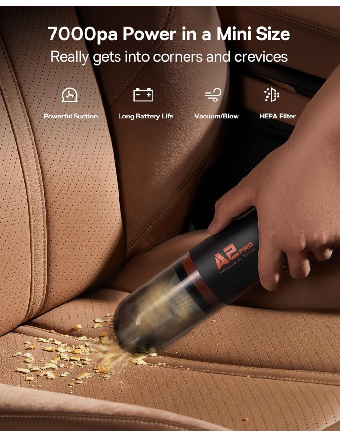 Baseus VA Vacuum Cleaner Pet/Car 6000PA A2Pro Baseus VA Vacuum Cleaner Pet/Car 6000PA A2Pro