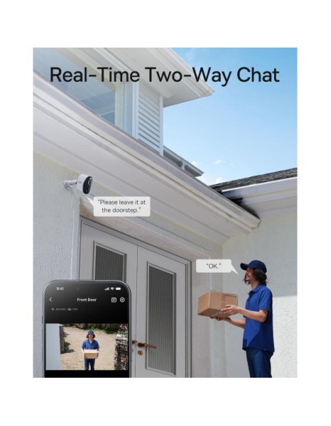 Baseus Security N1 plus Outdoor Camera 2K 2-Cam Kit White
