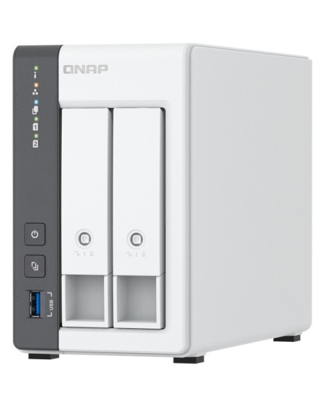 QNAP NAS 2-Bay Tower ARM Quad-Core, 4GB RAM, 2.5GbE & USB One-Touch Copy Button TS-216G