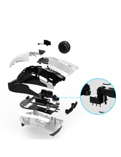 Thunderobot ML702 Wireless Gaming Rechargeable Mouse White Thunderobot ML702 Wireless Gaming Rechargeable Mouse White