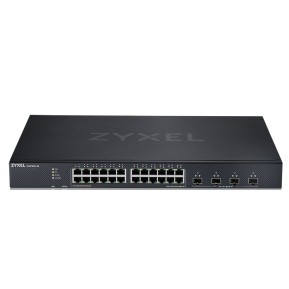 Zyxel Switch Gigabit Ethernet Cloud Managed L3 Lite 24-Port + 4SFP+ R/M Fanless XGS1935-28 Zyxel Switch Gigabit Ethernet Cloud Managed L3 Lite 24-Port + 4SFP+ R/M Fanless XGS1935-28