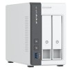 QNAP NAS 2-Bay Tower ARM Quad-Core, 4GB RAM, 2.5GbE & USB One-Touch Copy Button TS-216G