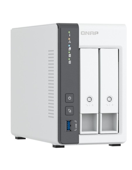 QNAP NAS 2-Bay Tower ARM Quad-Core, 4GB RAM, 2.5GbE & USB One-Touch Copy Button TS-216G