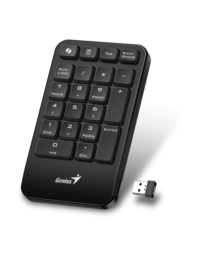 Genius Keyboard Numeric Pad Wireless AI w/Palm Rest NumPad 1000 Genius Keyboard Numeric Pad Wireless AI w/Palm Rest NumPad 1000