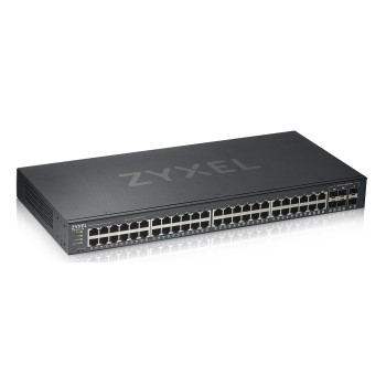 Zyxel Switch Gigabit Ethernet Cloud Managed 44-Port + 4RJ45/SFP Combo +2SFP R/M GS1920-48V2 Zyxel Switch Gigabit Ethernet Cloud Managed 44-Port + 4RJ45/SFP Combo +2SFP R/M GS1920-48V2