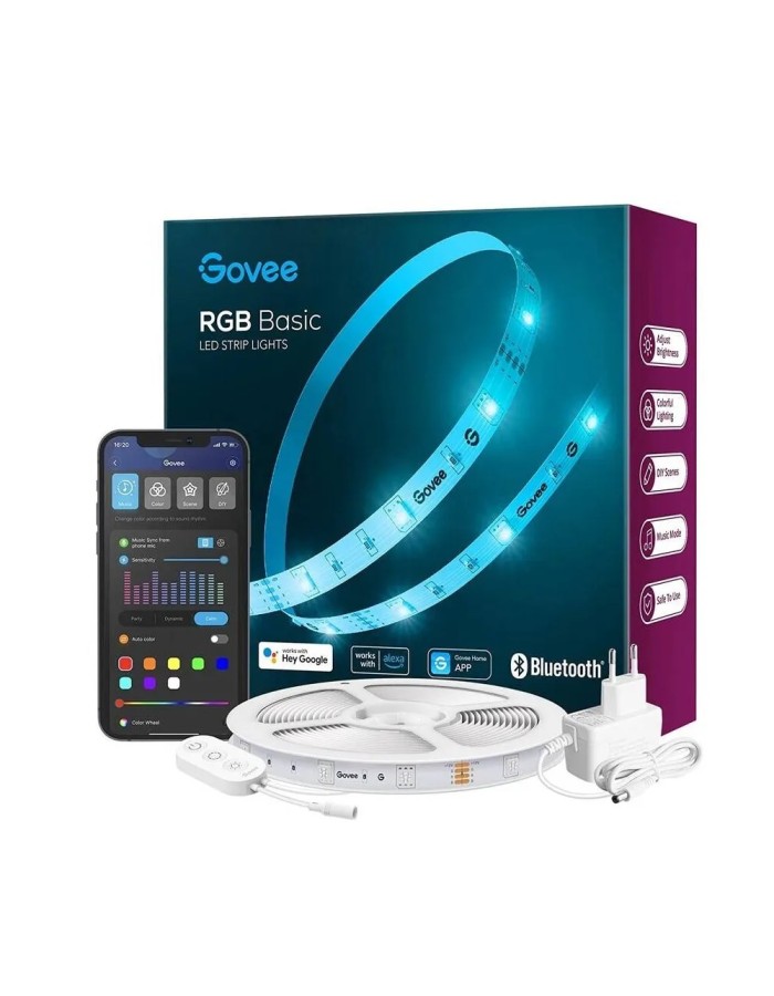 Govee LED Light Strip RGB Smart WiFi & BT 5m H615A