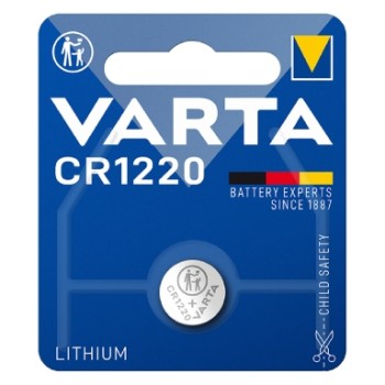 Varta CR1220 Lithium Battery Blister (1pc) Varta CR1220 Lithium Battery Blister (1pc)